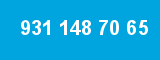 931 148 70 65 931 148 70 65